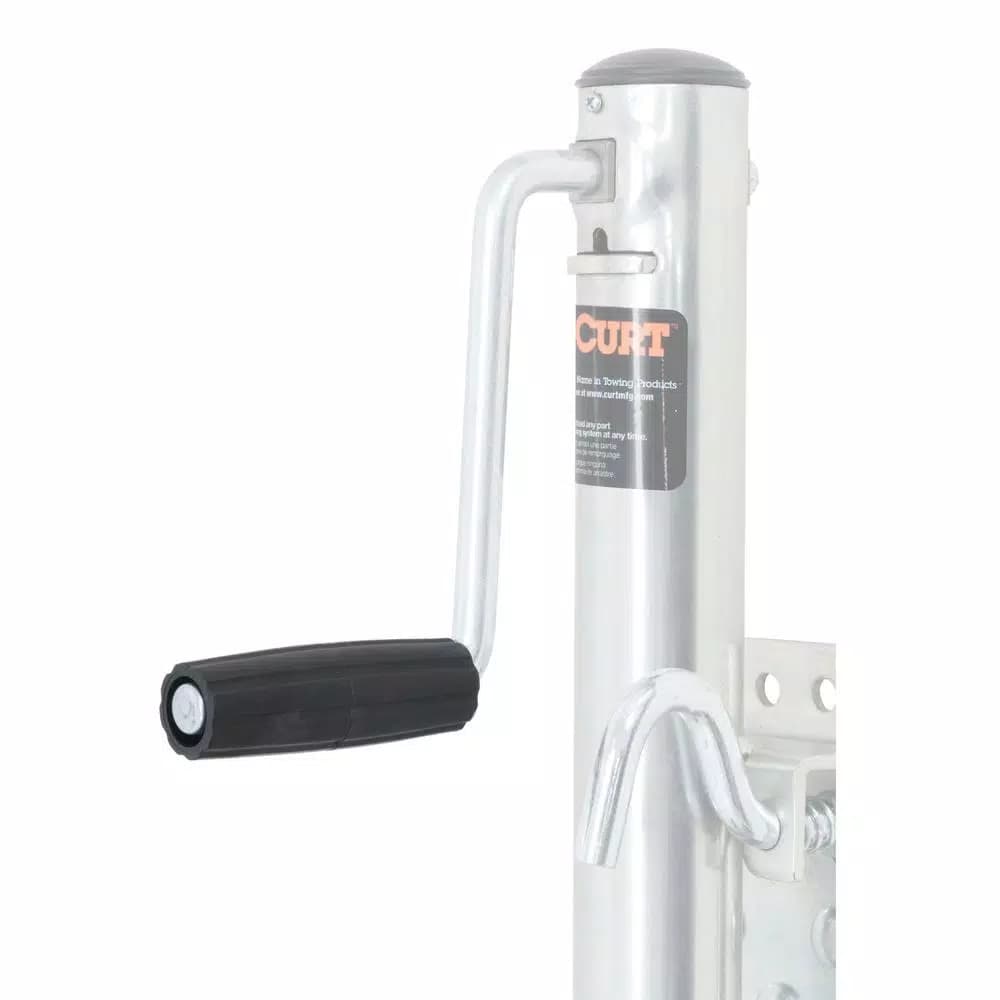 CURT Replacement Jack Handle Grip with Cap Nut, Black