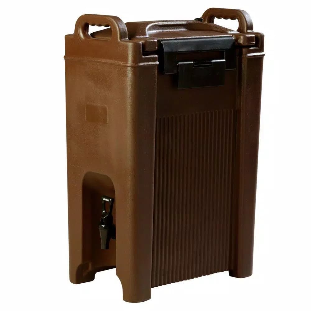 Carlisle Cateraide 5 Gallon Brown XT Beverage Server, 20 Qt Insulated Dispenser