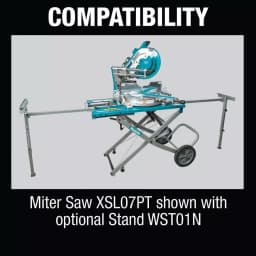 Makita 18V X2 LXT 36V 12 in. Brushless Dual-Bevel Sliding Compound Miter Saw Kit with Brad & Finish Nailers thumbnail 12