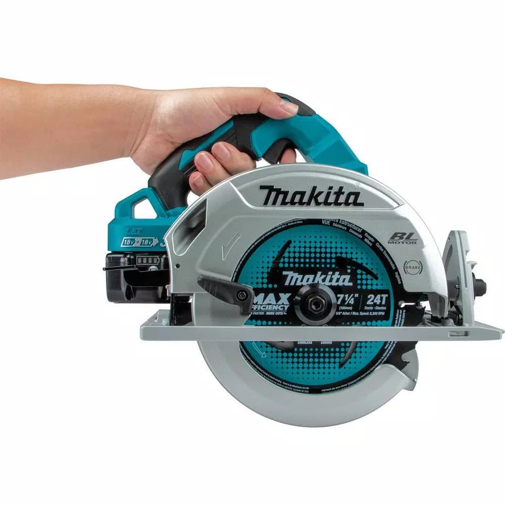 Makita 18V X2 LXT Brushless 7-1/4 in. Circular Saw Kit (36V) with 2 5.0Ah Batteries and Charger