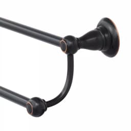 Delta Porter 24 in. Double Towel Bar, Oil Rubbed Bronze thumbnail 5