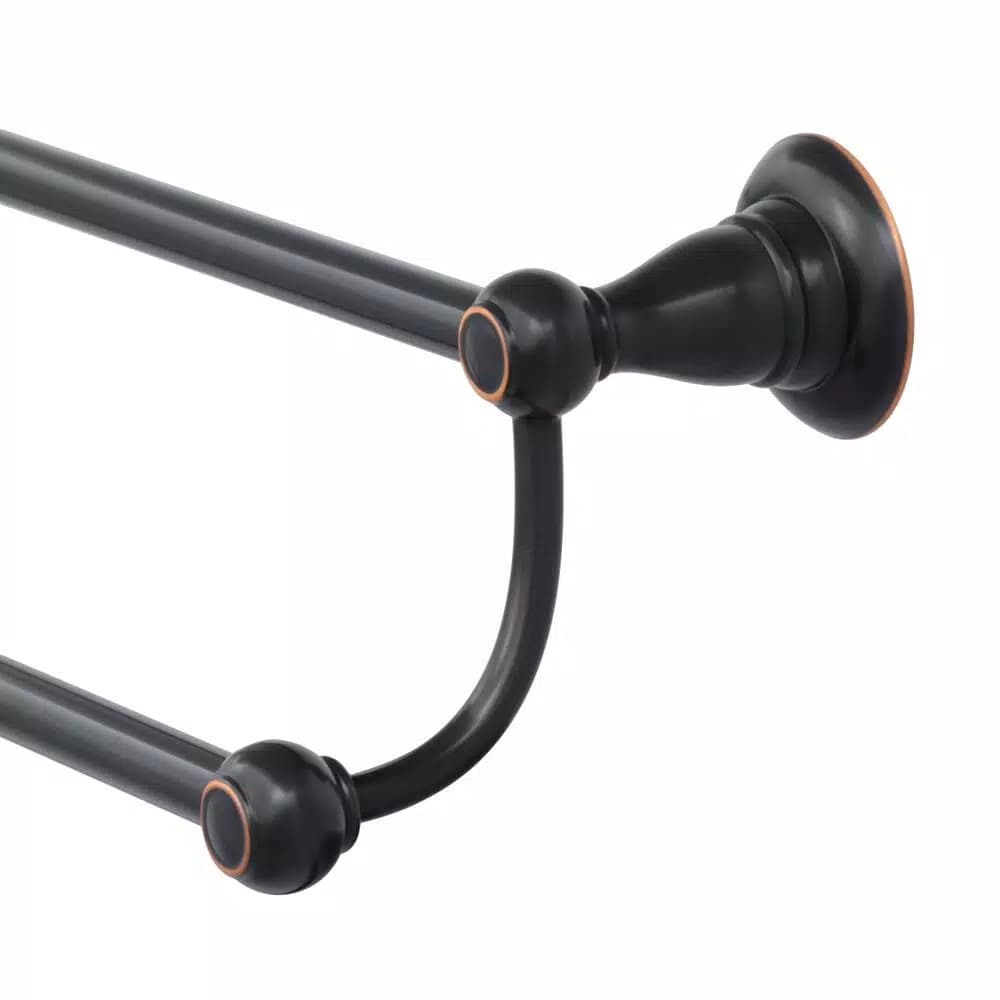 Delta Porter 24 in. Double Towel Bar, Oil Rubbed Bronze