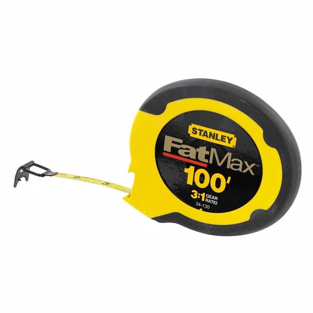 Stanley FATMAX 100 ft. x 3/8 in. Tape Measure, Stainless Steel Blade