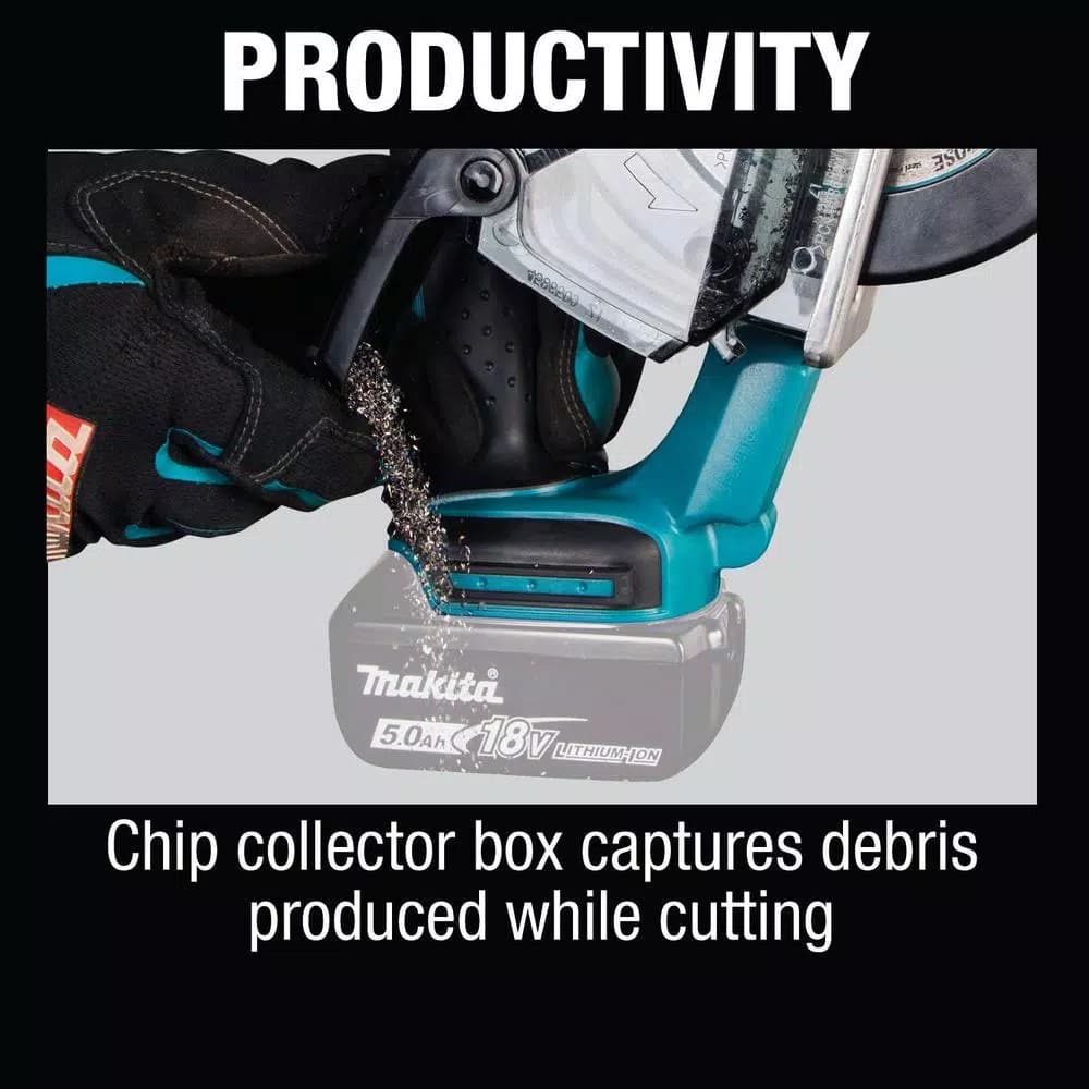 Makita 18V LXT Cordless 5-3/8 in. Metal Cutting Circular Saw - XSC03Z Tool Only