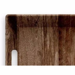 Unbranded Amazon Floral Melamine Rectangular Serving Tray with Handles thumbnail 2