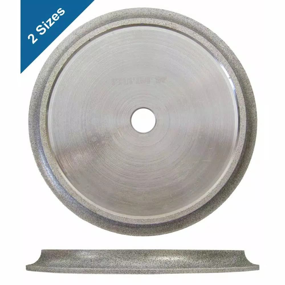 Archer USA 6 in. Demi Bull Nose Profile Wheel for Tile, Marble, and Granite Edge Profiling
