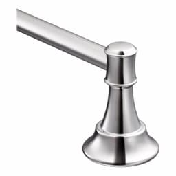 MOEN Ashville 24 in. Chrome Single Towel Bar thumbnail 1