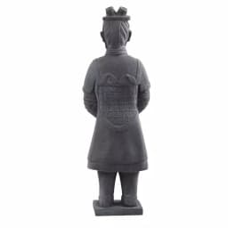 Nearly Natural 40 in. Classic Gray Stone Warrior Statue - Indoor/Outdoor Decorative Sculpture thumbnail 2