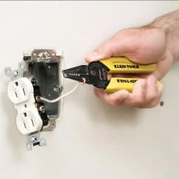 Klein Tools 6-1/4 in. Wire Stripper and Cutter for 10-18 AWG Solid Wire, Hardened Steel thumbnail 4