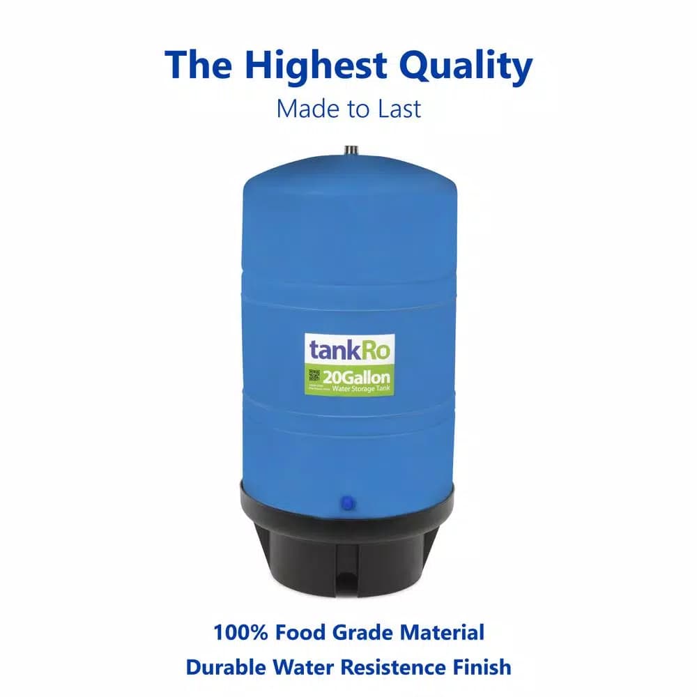 Express Water 20 Gallon Reverse Osmosis Storage Pressure Tank - RO Water Filtration Expansion Tank