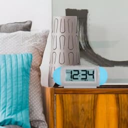 Equity by La Crosse 7.25 in. LED Mood Light Alarm Clock with Nature Sounds & MP3 Aux-Input thumbnail 1