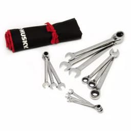 Husky Master SAE Reversible Ratcheting Wrench Set, 12-Piece, Chrome Finish thumbnail 1
