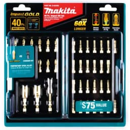 Makita Impact GOLD 40-Piece Drive Bit Set with Xtreme Torsion Technology thumbnail 2