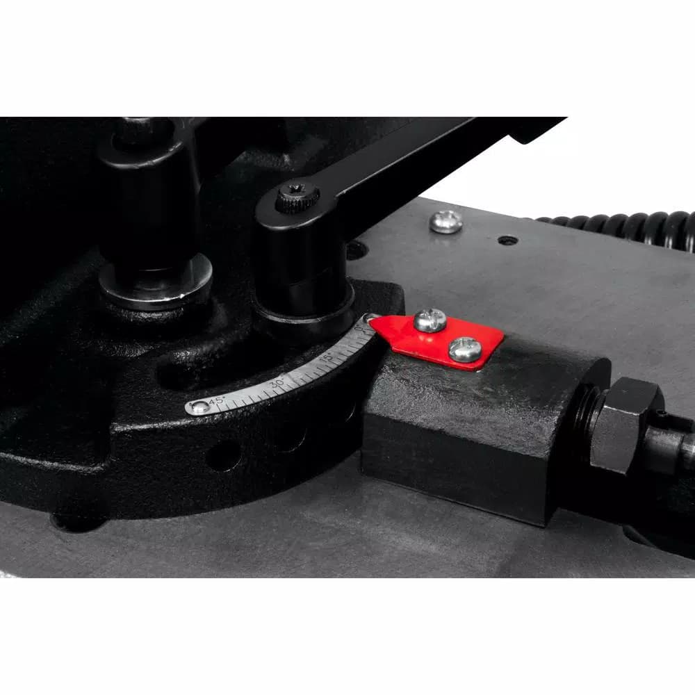 JET HVBS-712 3/4 HP 7 in. x 12 in. Metalworking Horizontal and Vertical Band Saw with Closed Stand