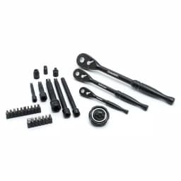 Husky 105-Piece Universal Mechanics Tool Set with 100-Position Ratchets and Knurl Grip Sockets thumbnail 5
