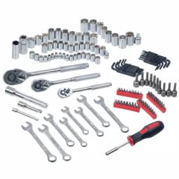 Stalwart 135-Piece Mechanic's Hand Tool Set with Chrome Vanadium Sockets and Wrenches thumbnail 3