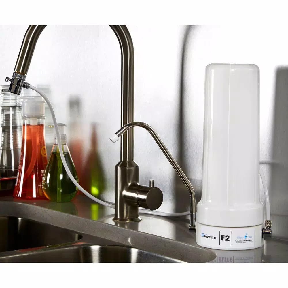 Perfect Water Technologies Home Master Jr. F2 Countertop Water Filtration System - White