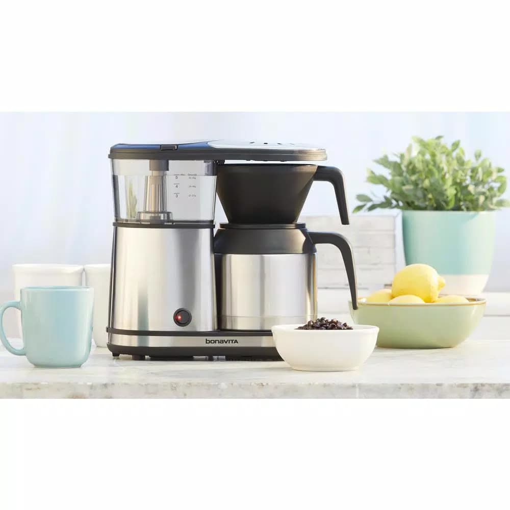 Bonavita 5-Cup Stainless Steel Drip Coffee Maker with Automatic Shut-Off