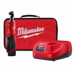 Milwaukee M12 12V 3/8 in. Cordless Ratchet Kit with 1.5 Ah Battery, Charger and Tool Bag thumbnail 1