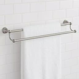 Glacier Bay Mandouri Series 24 in. Double Towel Bar, Brushed Nickel Aluminum thumbnail 3