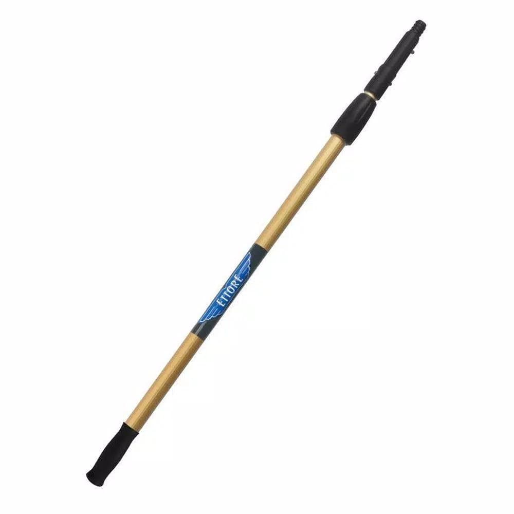 Ettore 4 ft. 2-Section Aluminum Extension Pole, Gold Anodized