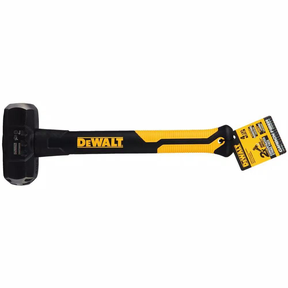 DEWALT 4 lb. Engineering Sledge Hammer with 12.2 in. Fiberglass Exo-Core Handle