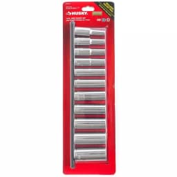 Husky 1/2 in. Drive 11-Piece SAE Deep Socket Set, 12-Point thumbnail 5