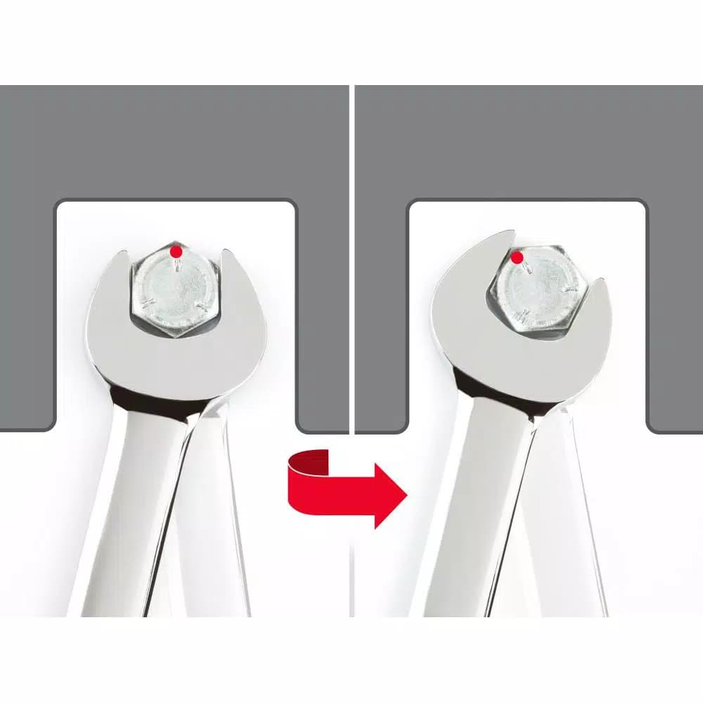 TEKTON 1-1/8 in. Combination Wrench, 12-Point Box End, Chrome Vanadium Steel