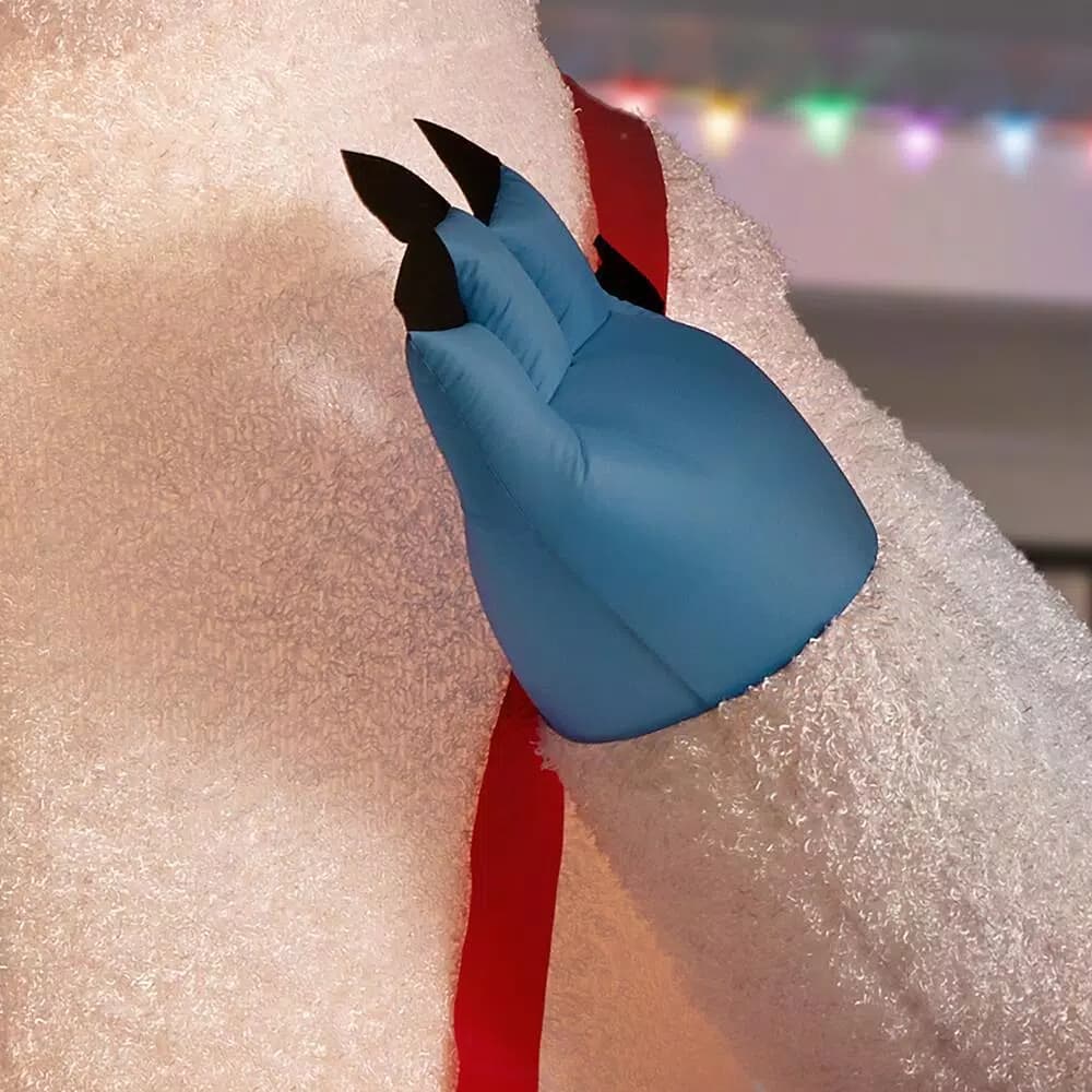 Rudolph Gemmy Airblown 10.5 ft. Inflatable Bumble with Suspenders and Santa Hat