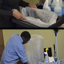 Unbranded Clear Source Reduction High Density Trash Bags, 55-60 Gallon, 0.67 Mil, 150 Count thumbnail 4
