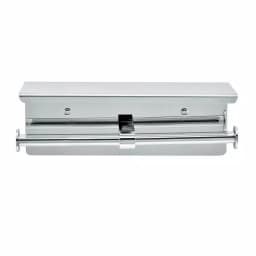 Alpine Industries Double Post Toilet Paper Holder with Storage Shelf, Chrome Finish thumbnail 1