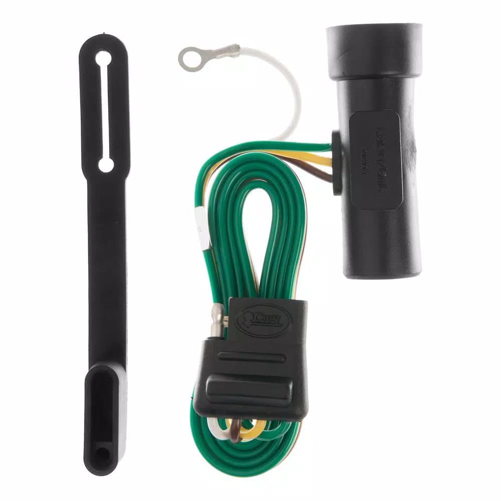CURT Custom Vehicle-Trailer Wiring Harness, 4-Way Flat, for Chevrolet & GMC C/K, Blazer, Suburban