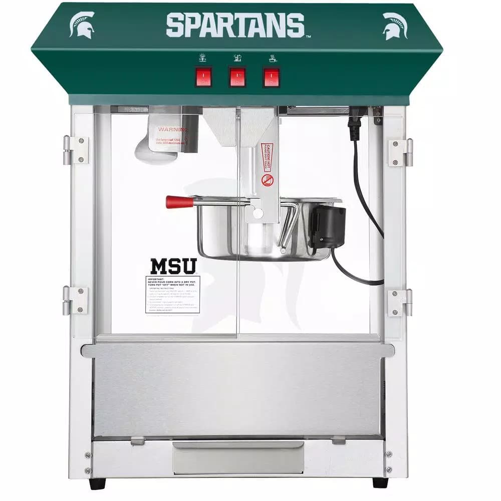 Great Northern Popcorn Michigan State University Spartans 8 oz. Popcorn Machine