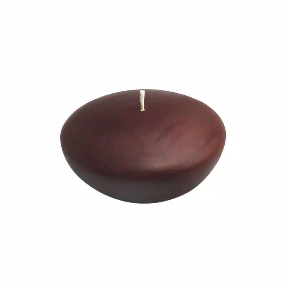 Zest Candle 3 in. Brown Floating Candles, Box of 12