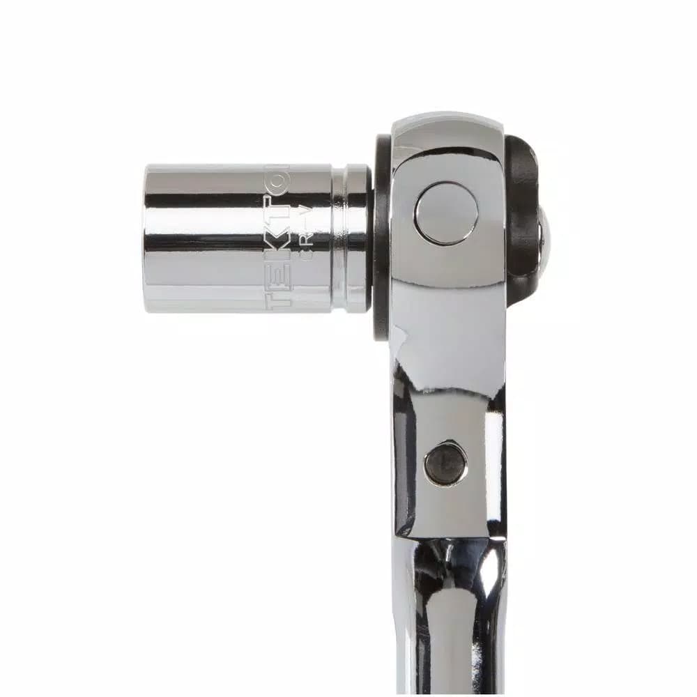 TEKTON 1/2 in. Drive 12 in. Swivel Head Ratchet, 72-Tooth