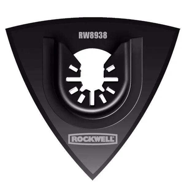 Rockwell Sonicrafter Perforated Sanding Pad 2-Pack - Universal Fit Triangular Oscillating Tool Attachment
