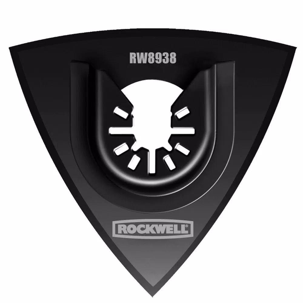 Rockwell Sonicrafter Perforated Sanding Pad 2-Pack - Universal Fit Triangular Oscillating Tool Attachment