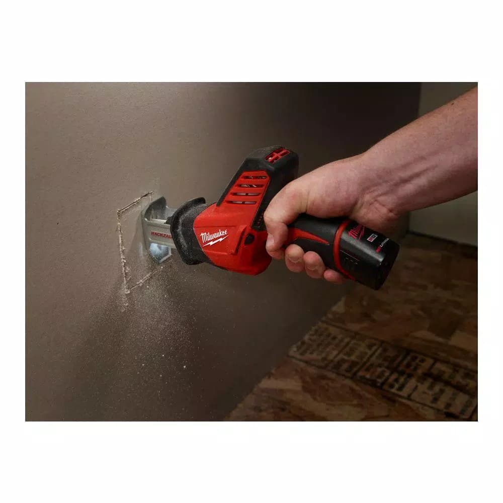 Milwaukee M12 12V Lithium-Ion Cordless 4-Tool Combo Kit with (2) 1.5 Ah Batteries and Charger