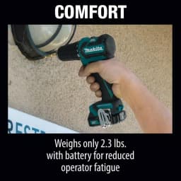 Makita 12V Max CXT Brushless 3/8 in. Cordless Driver Drill Kit with (2) 2.0Ah Batteries, Charger, and Case thumbnail 8