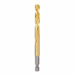 Milwaukee SHOCKWAVE 19/64 in. Titanium Twist Drill Bit with Red Helix thumbnail 5