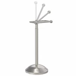 Delta Greenwich Telescoping Pivoting Freestanding Toilet Paper Holder, SpotShield Brushed Nickel thumbnail 3