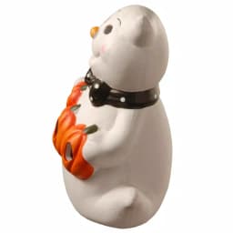 National Tree Company 6 in. Lighted Ghost Halloween Decor with Color-Changing LED Lights thumbnail 3