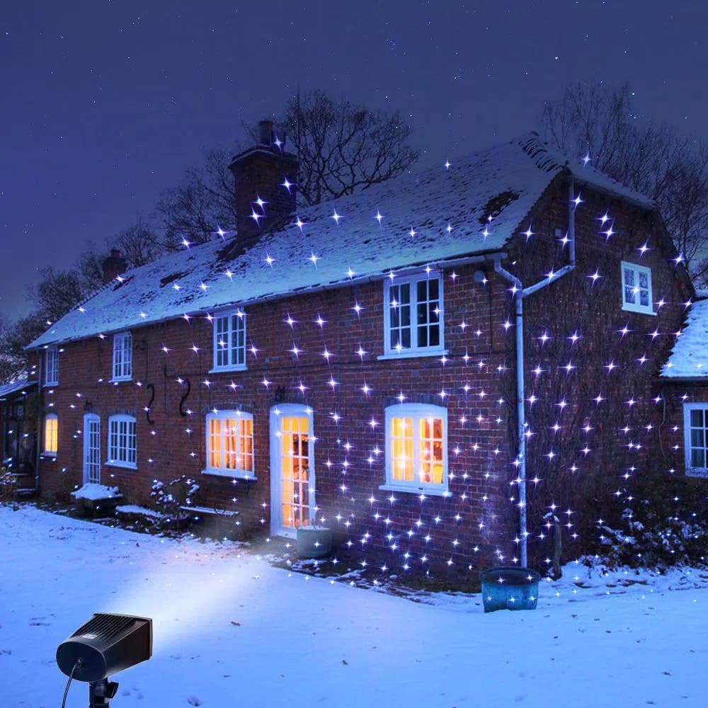 LEDMALL 7-Color Full Spectrum White Laser Star Effect Motion Lights