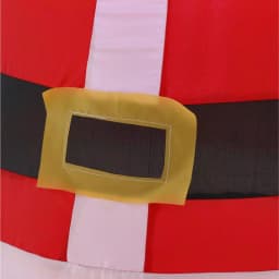 Home Accents Holiday 3.5 ft. Pre-Lit Airblown Inflatable Santa Holiday Decor thumbnail 4