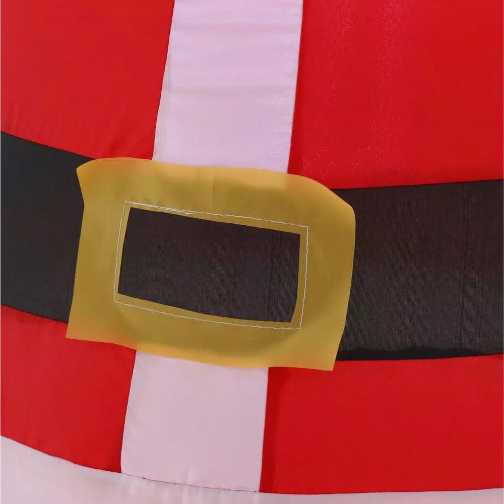 Home Accents Holiday 3.5 ft. Pre-Lit Airblown Inflatable Santa Holiday Decor