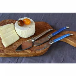 Unbranded 14 in. Olive Wood Cheese Board Set with 3 Laguiole Cheese Knives thumbnail 3