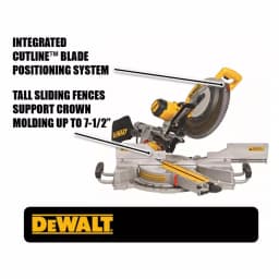 DEWALT 12 in. 15 Amp Sliding Compound Miter Saw with XPS Technology thumbnail 3