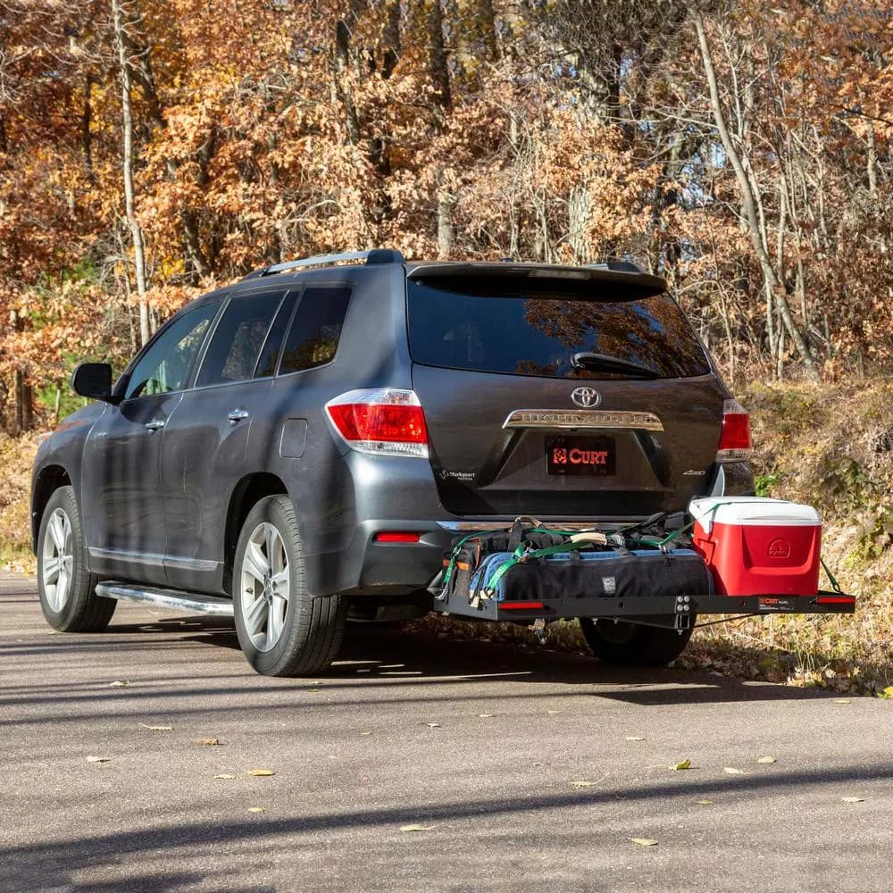 CURT Aluminum Bolt-Together Hitch Cargo Carrier, 300 lb. Capacity, 2 in. Receiver