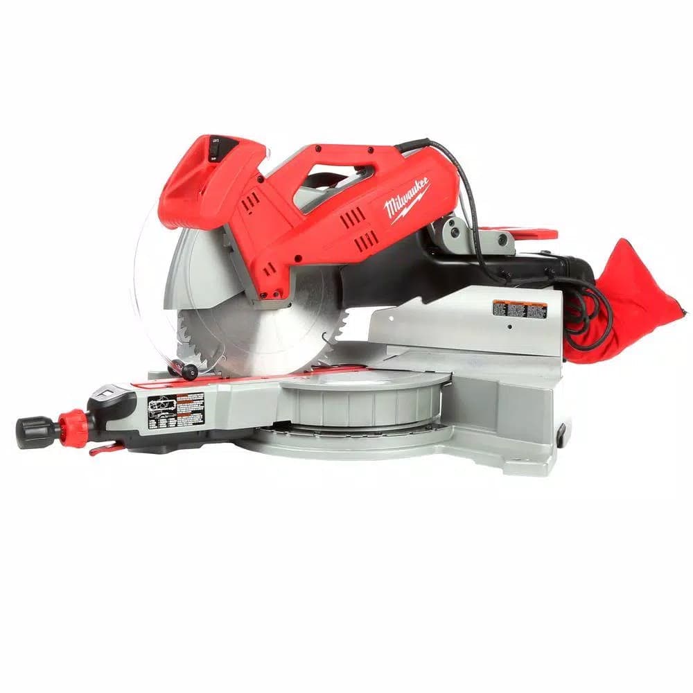 Milwaukee 12 in. Dual-Bevel Sliding Compound Miter Saw with Folding Stand