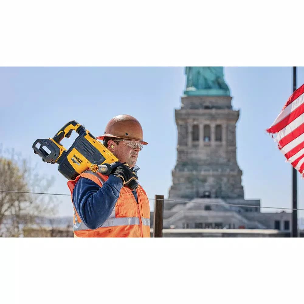 DEWALT DCH733X2 FLEXVOLT 60V MAX SDS MAX Combination Rotary Hammer Kit with (2) 9.0Ah Batteries
